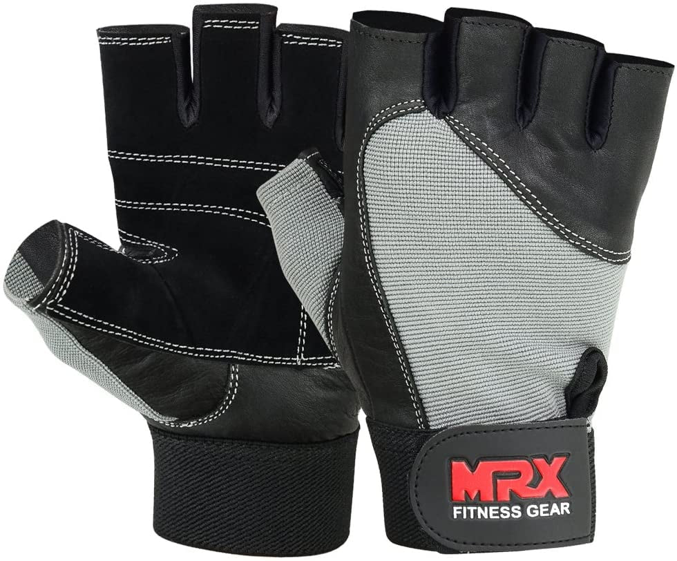 Weight Lifting Gloves for Gym, Training, and Fitness – Men & Women, Grey, Size S