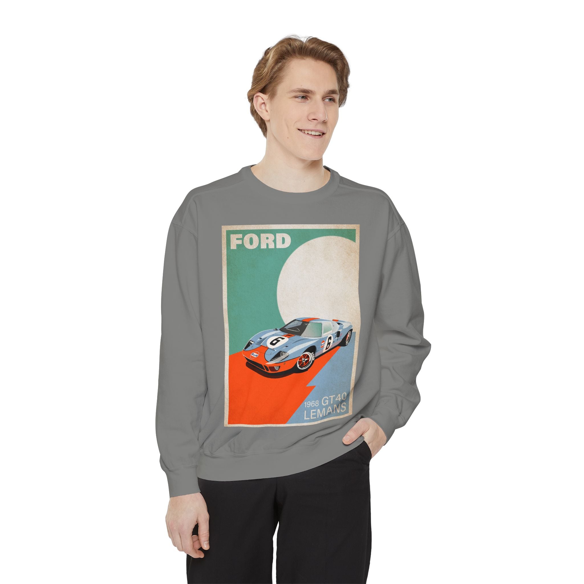 Ford GT40 Le Mans Vintage Race Sweatshirt