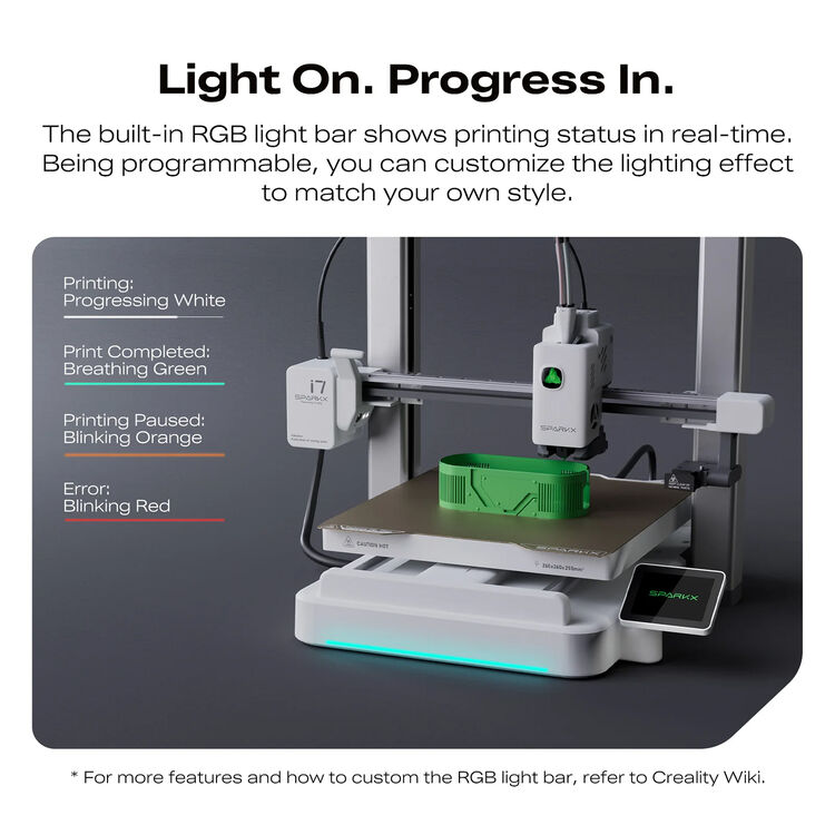Creality SPARKX i7 Color Combo 3D Printer