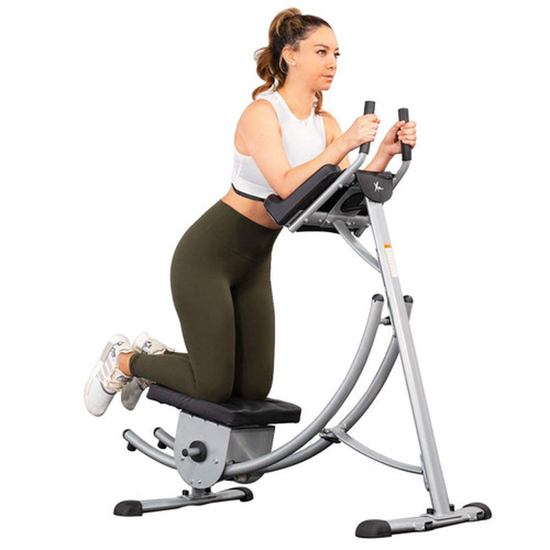 Core Crunch Trainer - Ab Machine for Home Gym Workouts