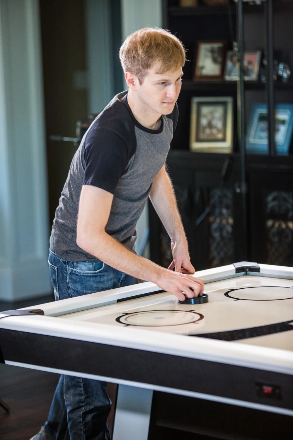 Blazer 7' Air Hockey Table – Powerful Blower, Electronic Scoring & Durable Design