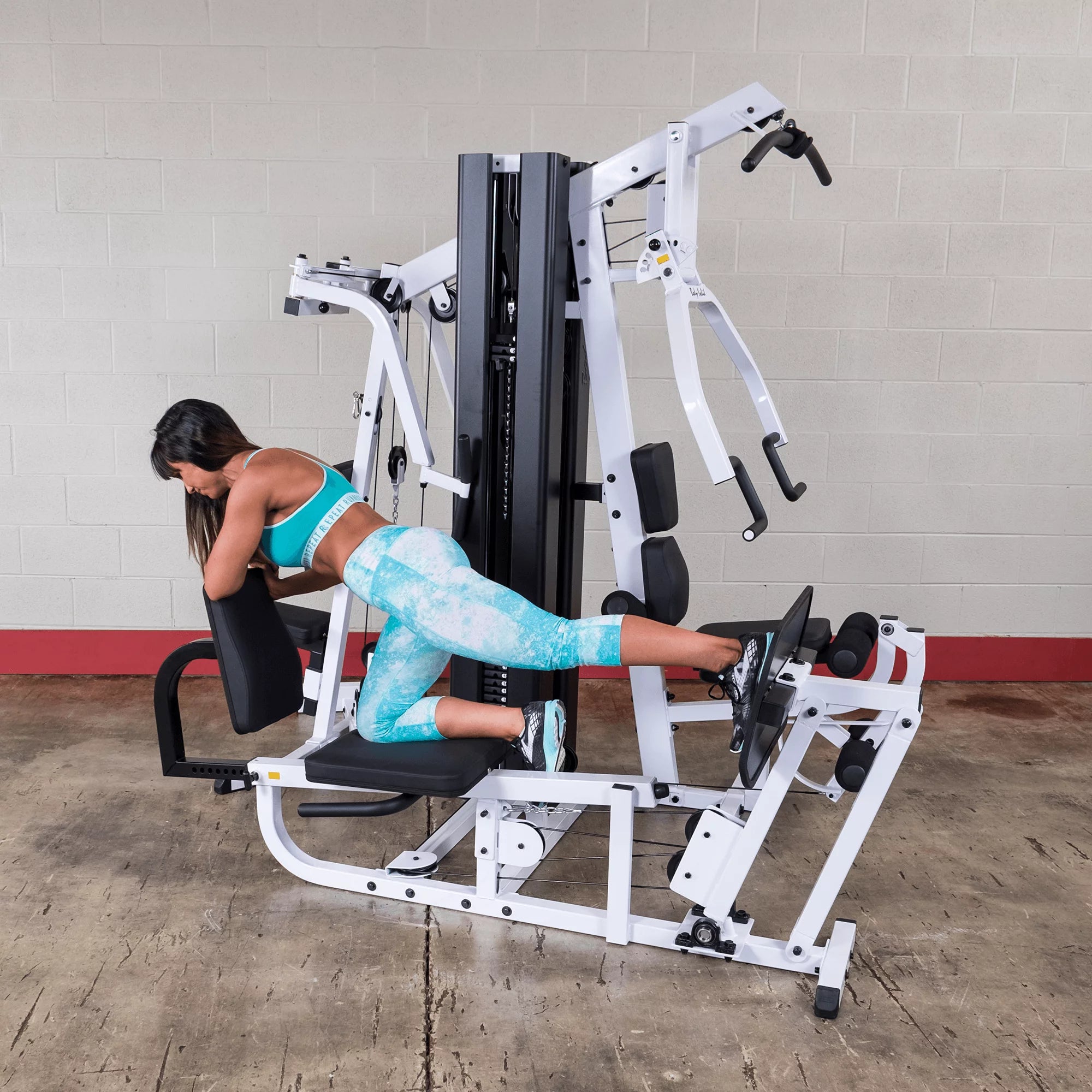 Body-Solid EXM3000LPS Multi-User Commercial Gym with Dual Weight Stacks and 3 Stations