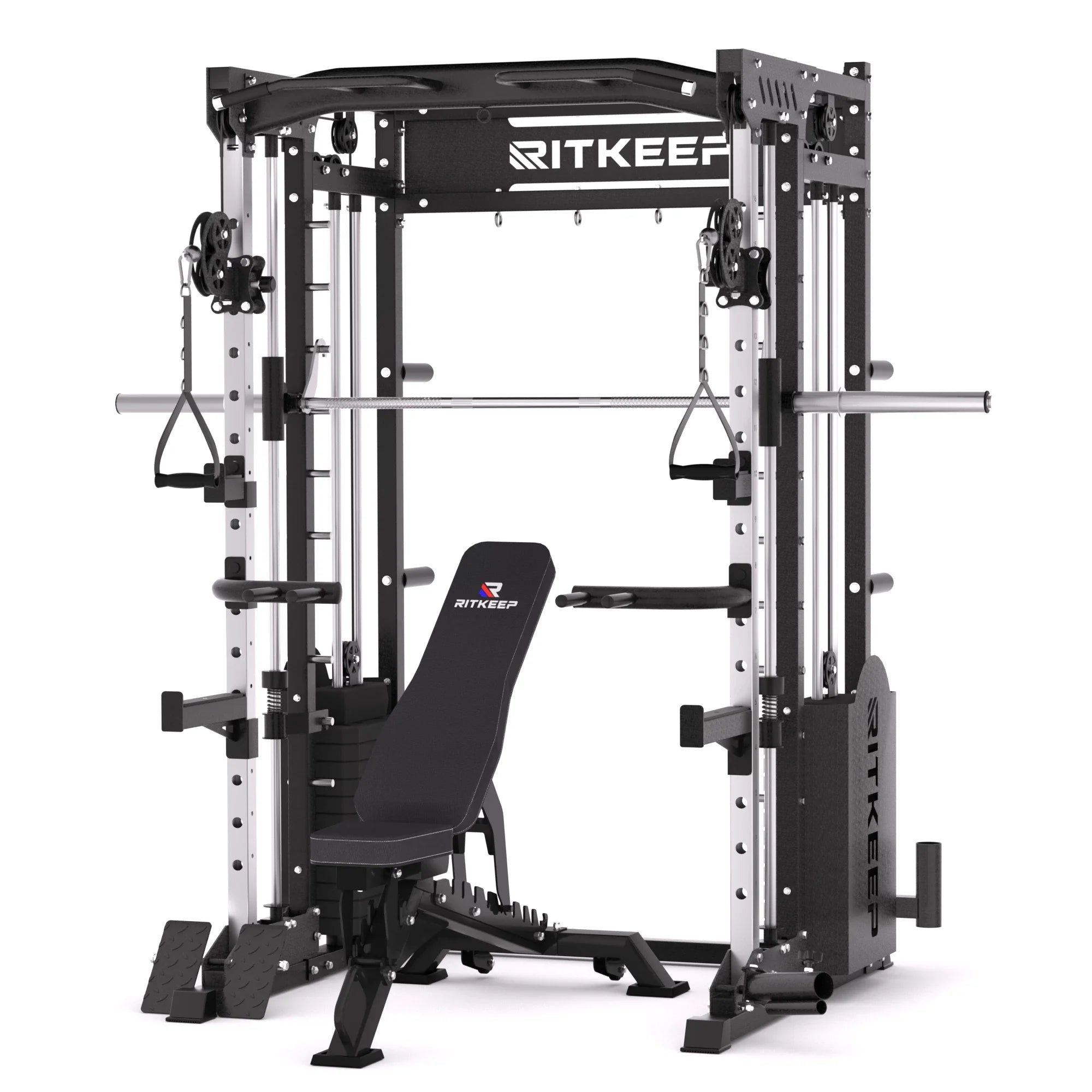 PMAX 5600 Home Gym Smith Machine with Integrated Weight System