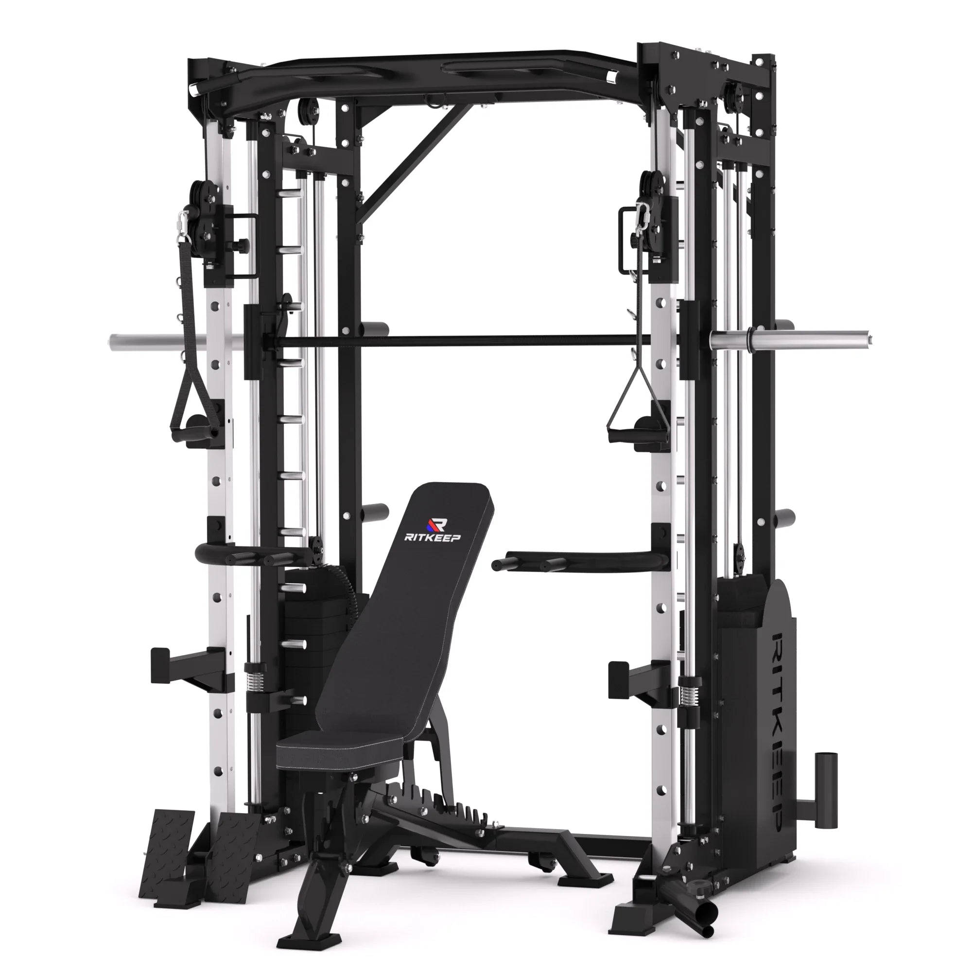 PMAX 5600 Home Gym Smith Machine with Integrated Weight System