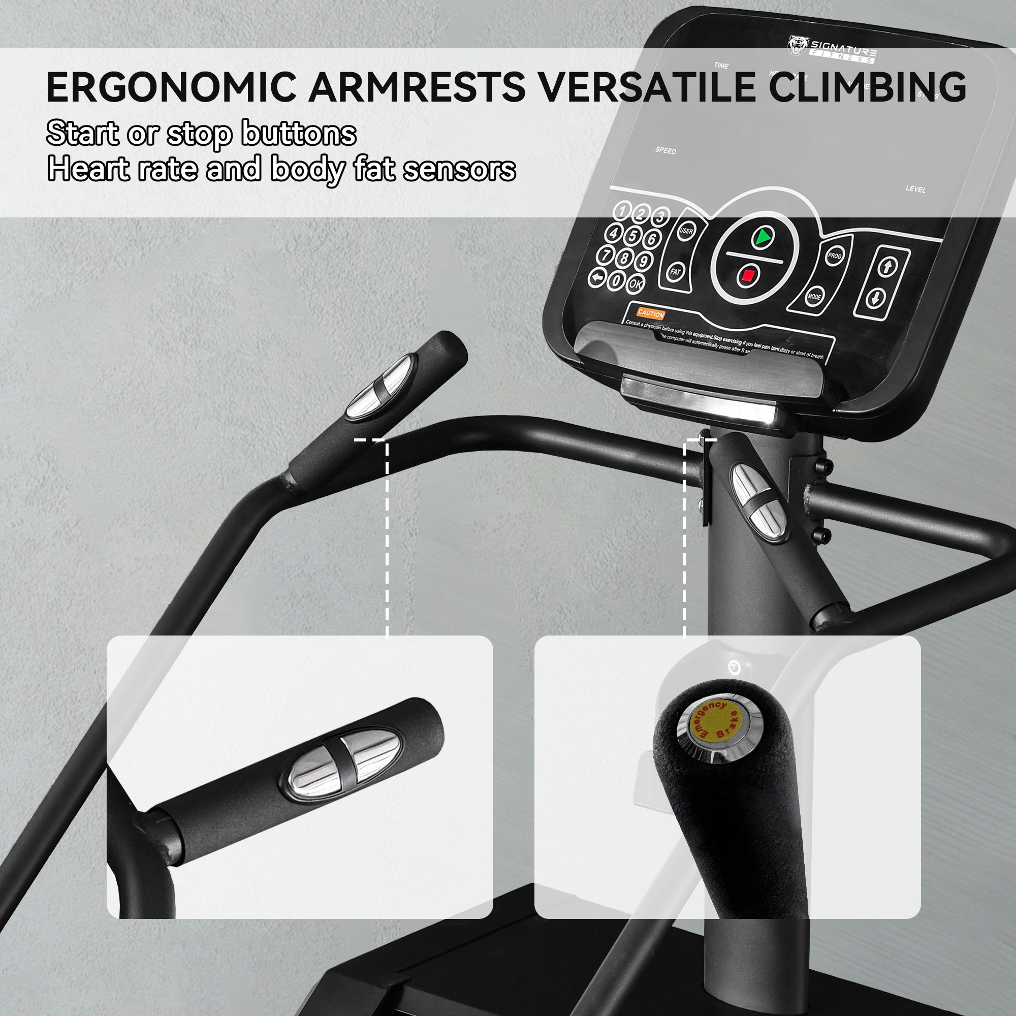 Commercial-Grade Stair Climber - Cardio & Lower Body Workout Machine