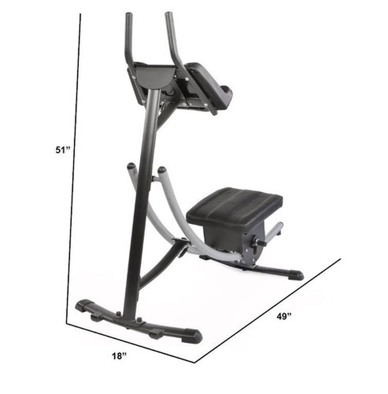 Core Crunch Trainer - Ab Machine for Home Gym Workouts