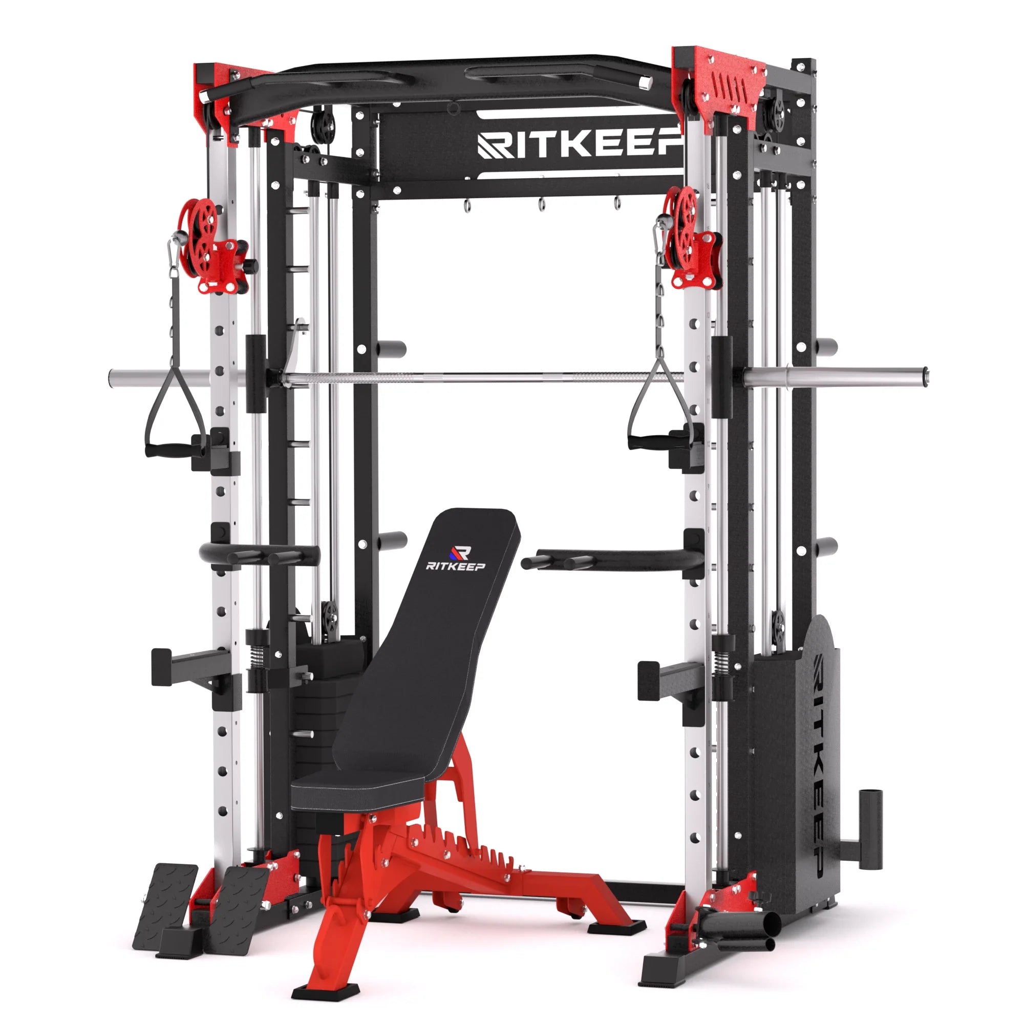 PMAX 5600 Home Gym Smith Machine with Integrated Weight System