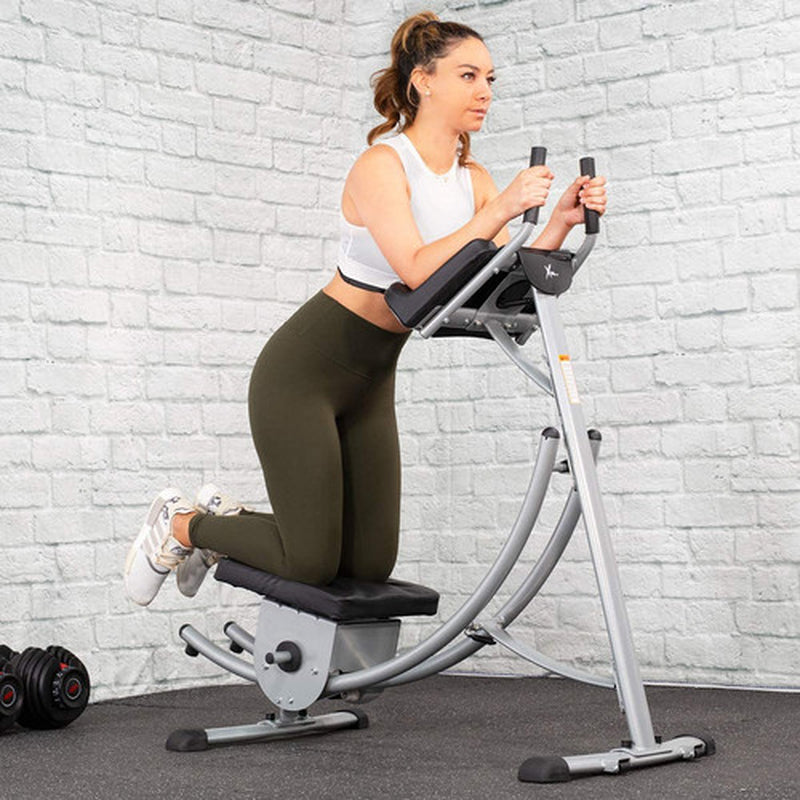 Core Crunch Trainer - Ab Machine for Home Gym Workouts