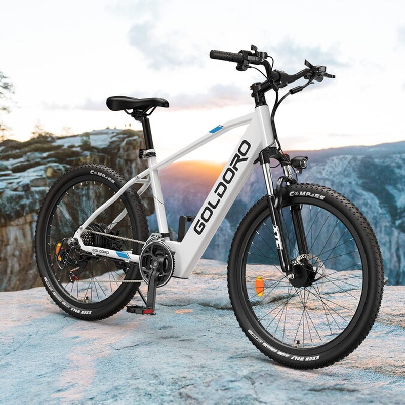 Electric Bike 26-In X7 - 250W/36Vmaxax - 18 MPH - Large Size - Full Suspension - E-Bike with Brushless Motor - Dual Disc Brakes