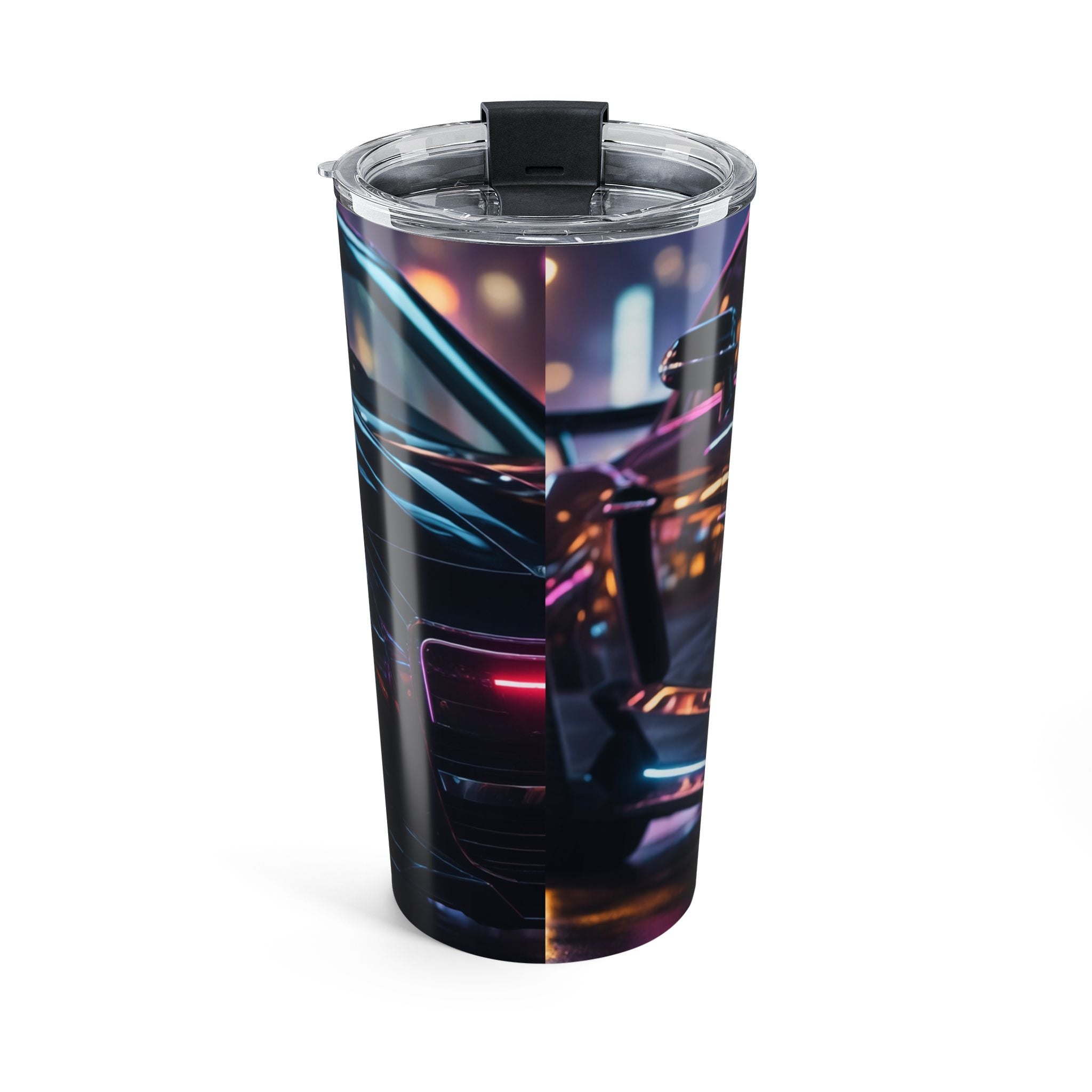 Copy of 20oz Travel Tumbler – Vintage World Travel Collage (Paris, London, Statue of Liberty)