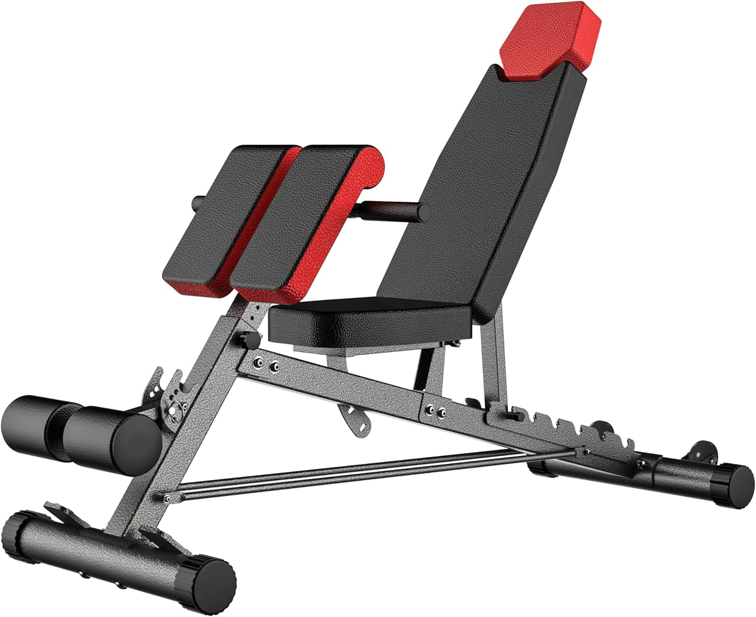 Multi-Functional FID Weight Bench - All-in-One Workout Solution with Hyper Back Extension & Adjustable Features
