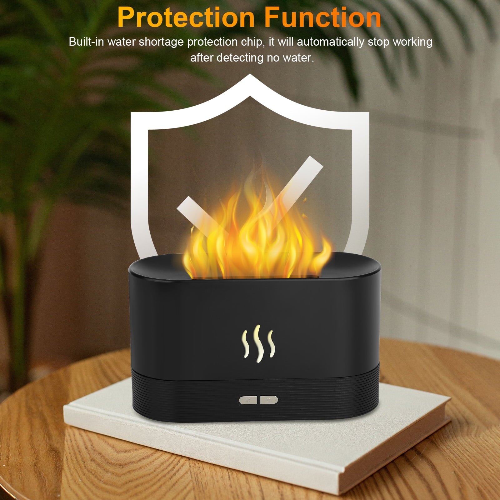 180ml Essential Oil Diffuser with 7-Color LED Light & Humidifier for Office & Home