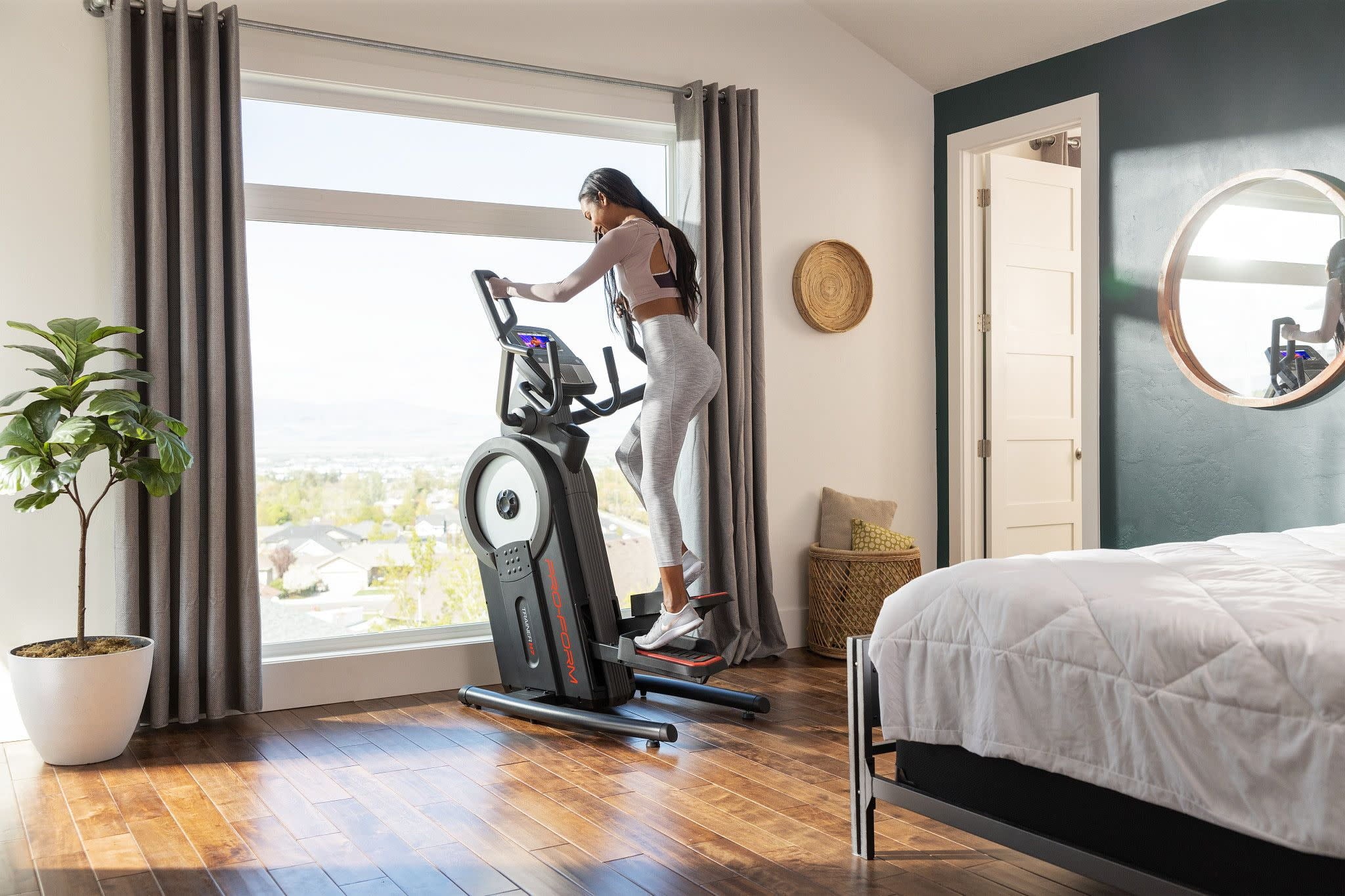 Trainer H7 iFit-Enabled Elliptical with 7” Touchscreen & Cooling Fan