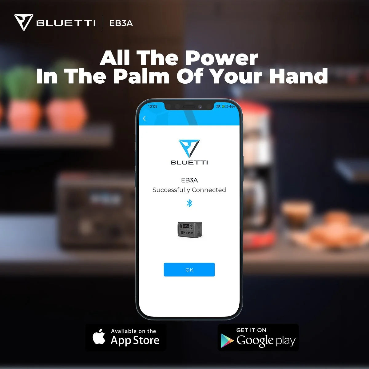 EB3A 600W Portable Solar Generator, 268Wh LiFePO4 Power Station for Camping & Emergencies