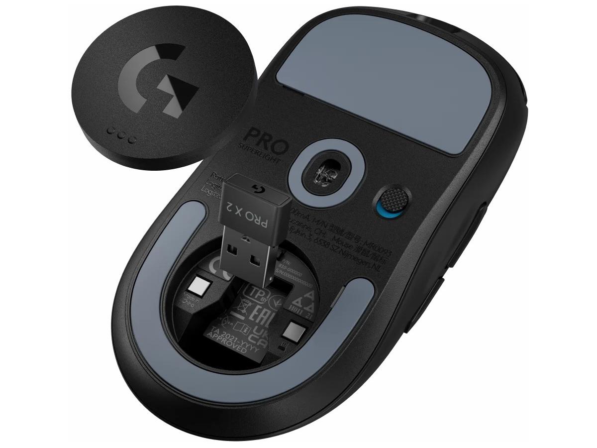Logitech G Pro X Superlight 2 LIGHTSPEED Gaming Mouse - Black - view 6