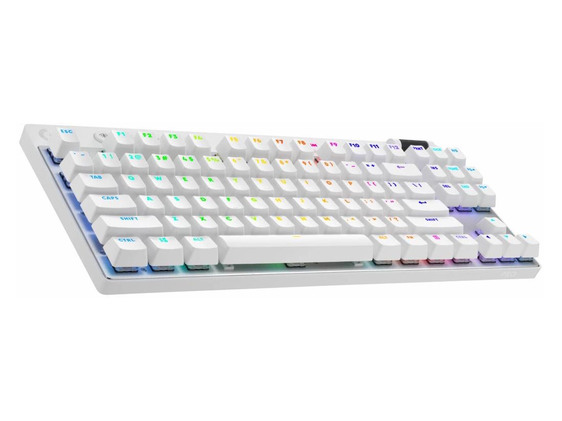 Logitech G Pro X TKL LIGHTSPEED Gaming Keyboard - Tactile - White - view 4