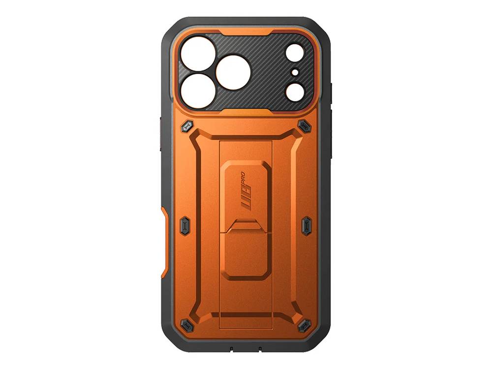 i-Blason Unicorn Beetle PRO Rugged Case with Built-in Screen Protector for iPhone 17 Pro Max - Orange