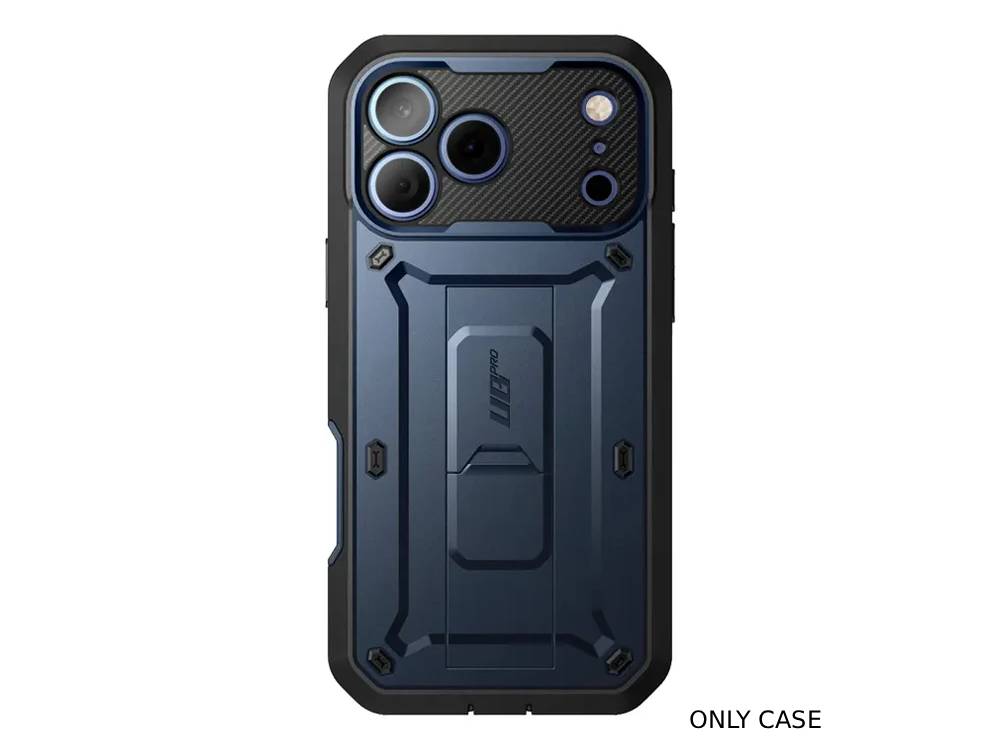 i-Blason Unicorn Beetle PRO Rugged Case with Built-in Screen Protector for iPhone 17 Pro - Blue
