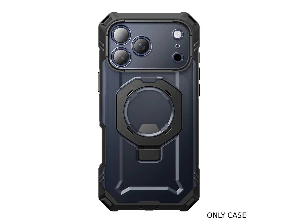 i-Blason Unicorn Beetle GRIP PRO MagSafe Case with HD Tempered Glass for iPhone 17 Pro Max - Black