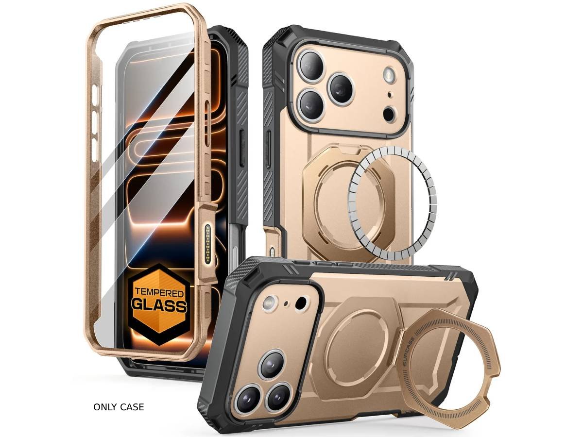 i-Blason Unicorn Beetle GRIP MagSafe Case for iPhone 17 Pro Max - Gold