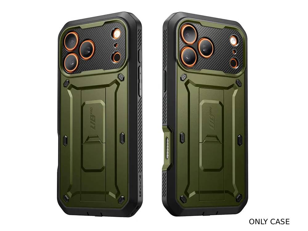 i-Blason Unicorn Beetle PRO Rugged Case with Built-in Screen Protector for iPhone 17 Pro Max - Dark Green