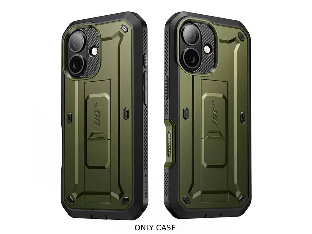 i-Blason Unicorn Beetle PRO Rugged Case with Built-in Screen Protector for iPhone 17 - Dark Green