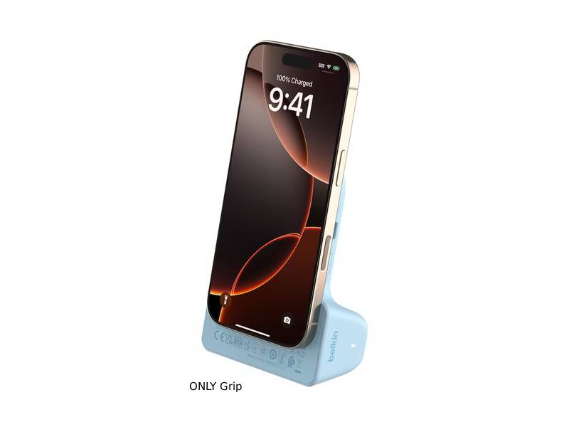 Belkin PowerGrip Magnetic Camera Grip with 9300mAh Power Bank - Blue