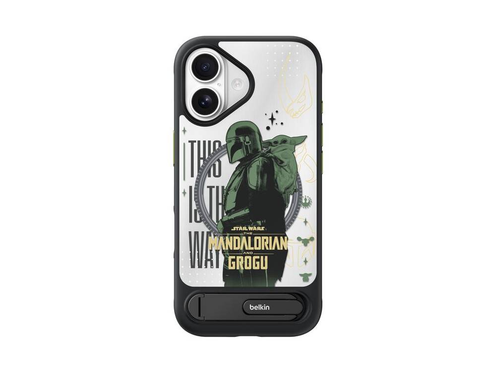 Belkin SheerForce Magnetic Case with Kickstand for iPhone 17 - Star Wars The Mandalorian and Grogu