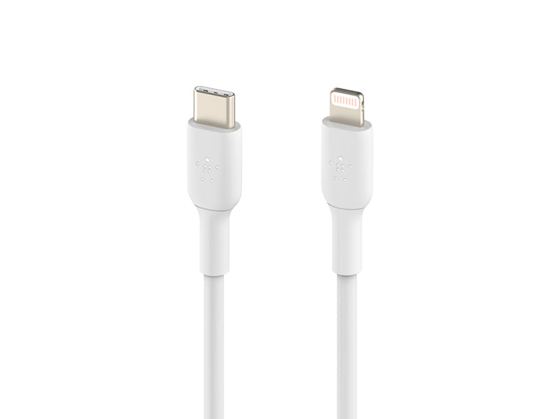 Belkin BoostCharge USB-C to Lightning Cable 1m (3.3 ft) - White