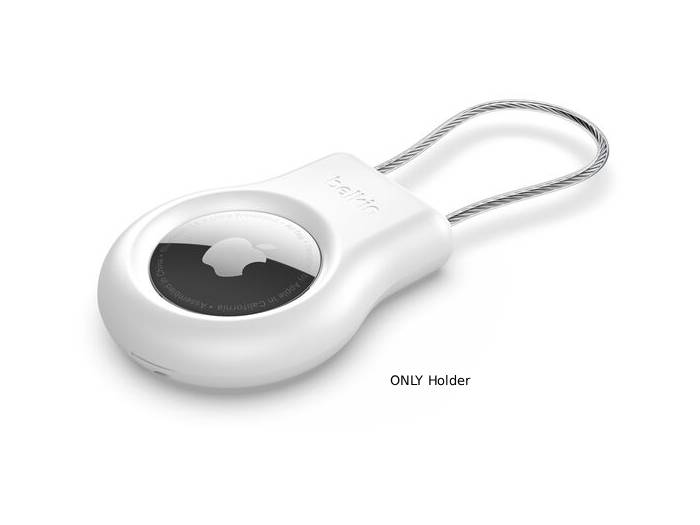 Belkin Secure Holder with Cable Tie for AirTag - White