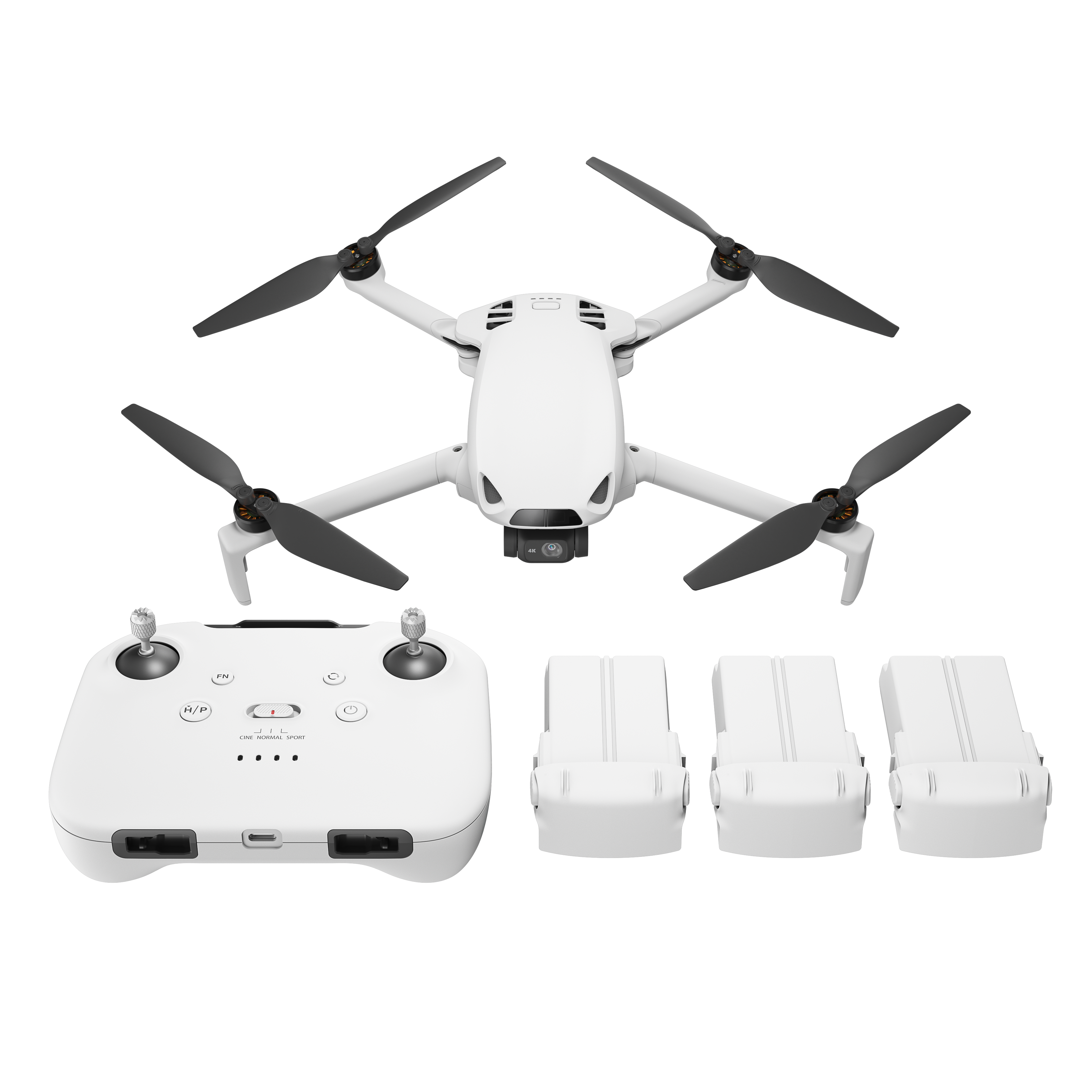Skyrover S1 White Bundle - Beginner-Friendly 8K Mini Drone Under 249g