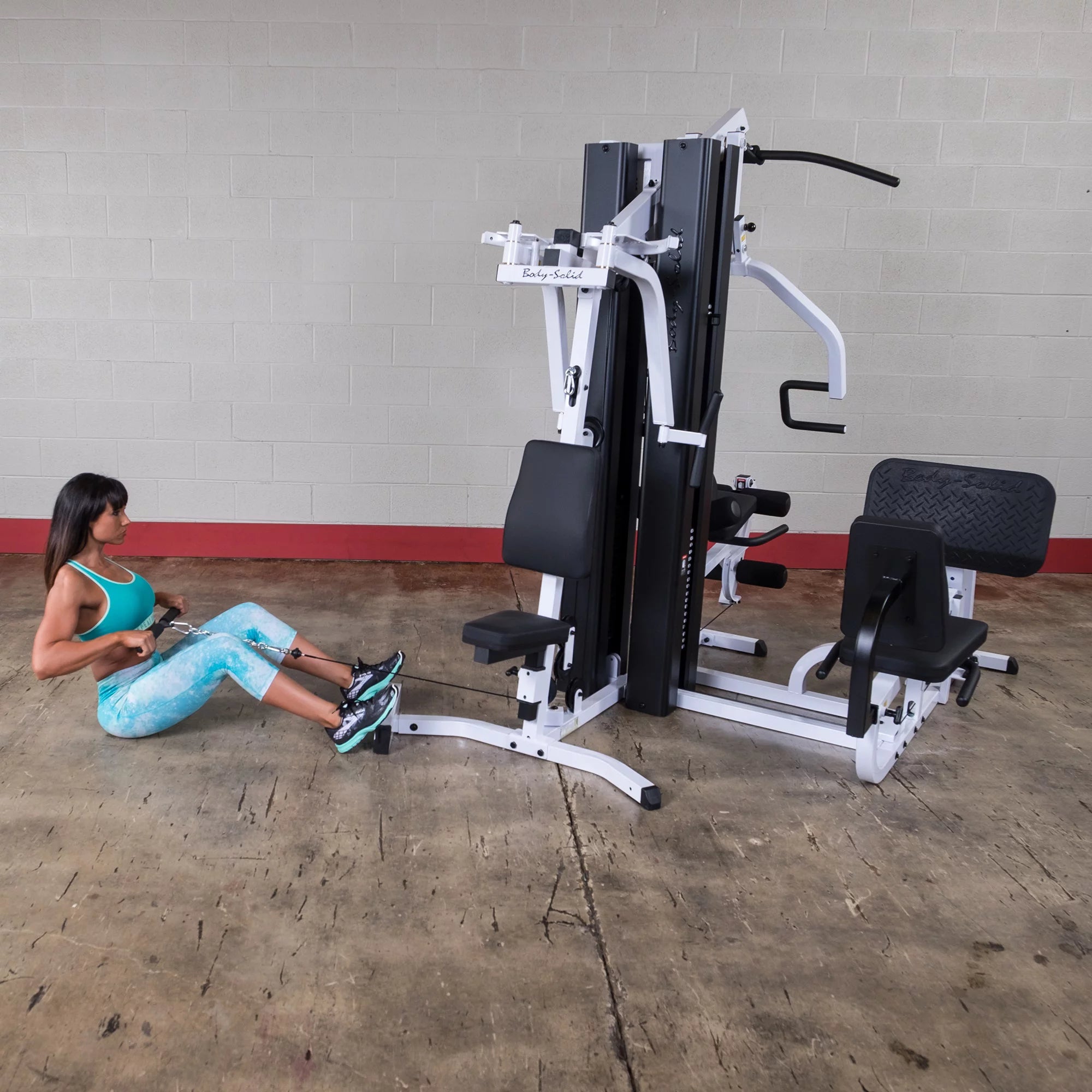 Body-Solid EXM3000LPS Multi-User Commercial Gym with Dual Weight Stacks and 3 Stations