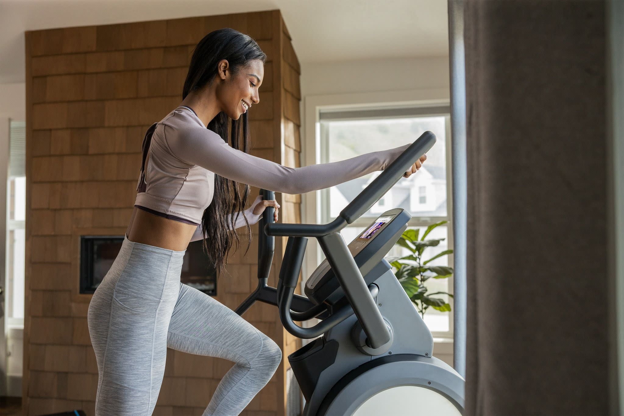 Trainer H7 iFit-Enabled Elliptical with 7” Touchscreen & Cooling Fan