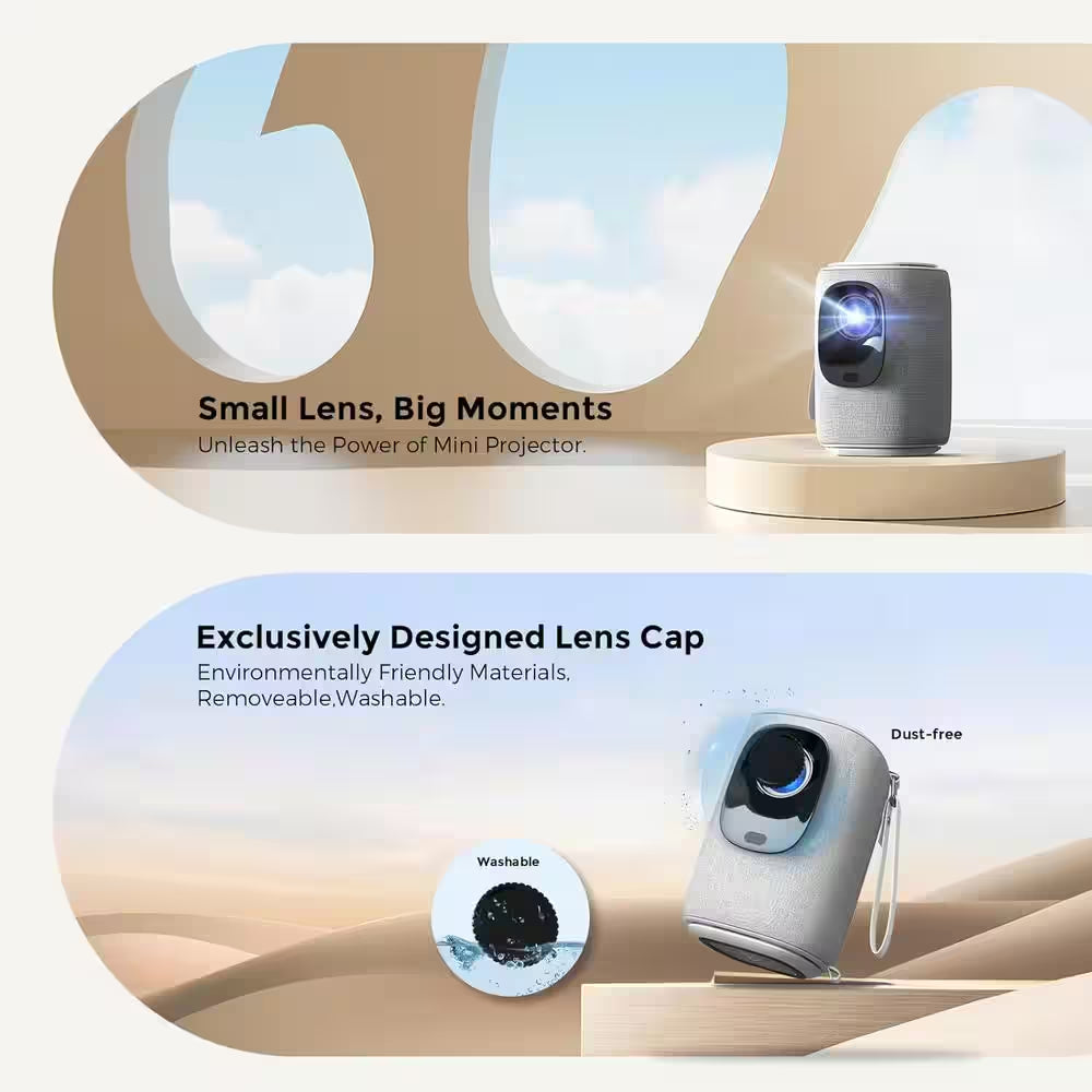 WiFi Bluetooth Mini Projector 9000 Lumens