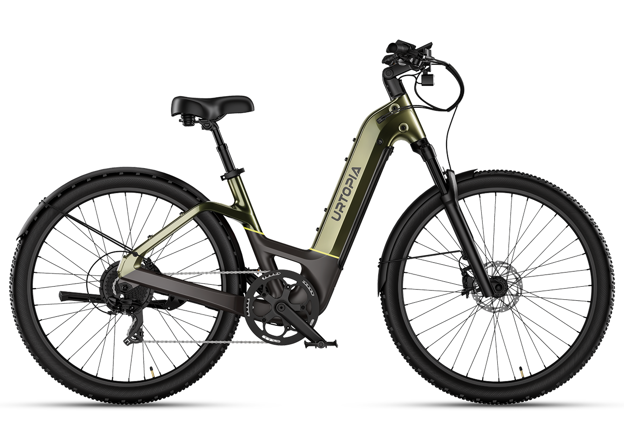 Urtopia Carbon Atom E-Bike - Olive