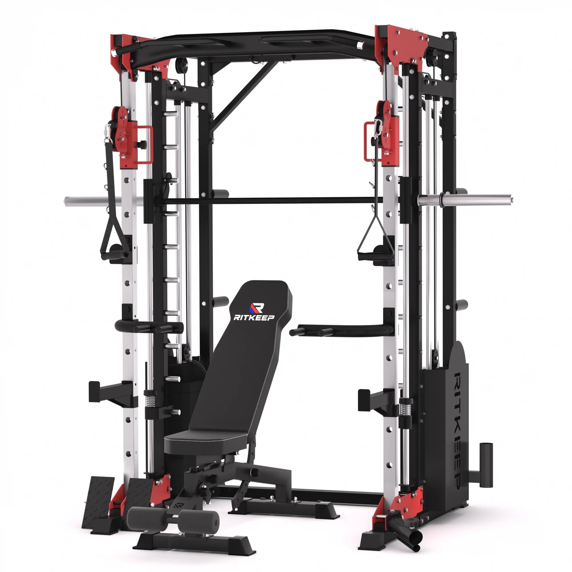 PMAX 5600 Home Gym Smith Machine with Integrated Weight System