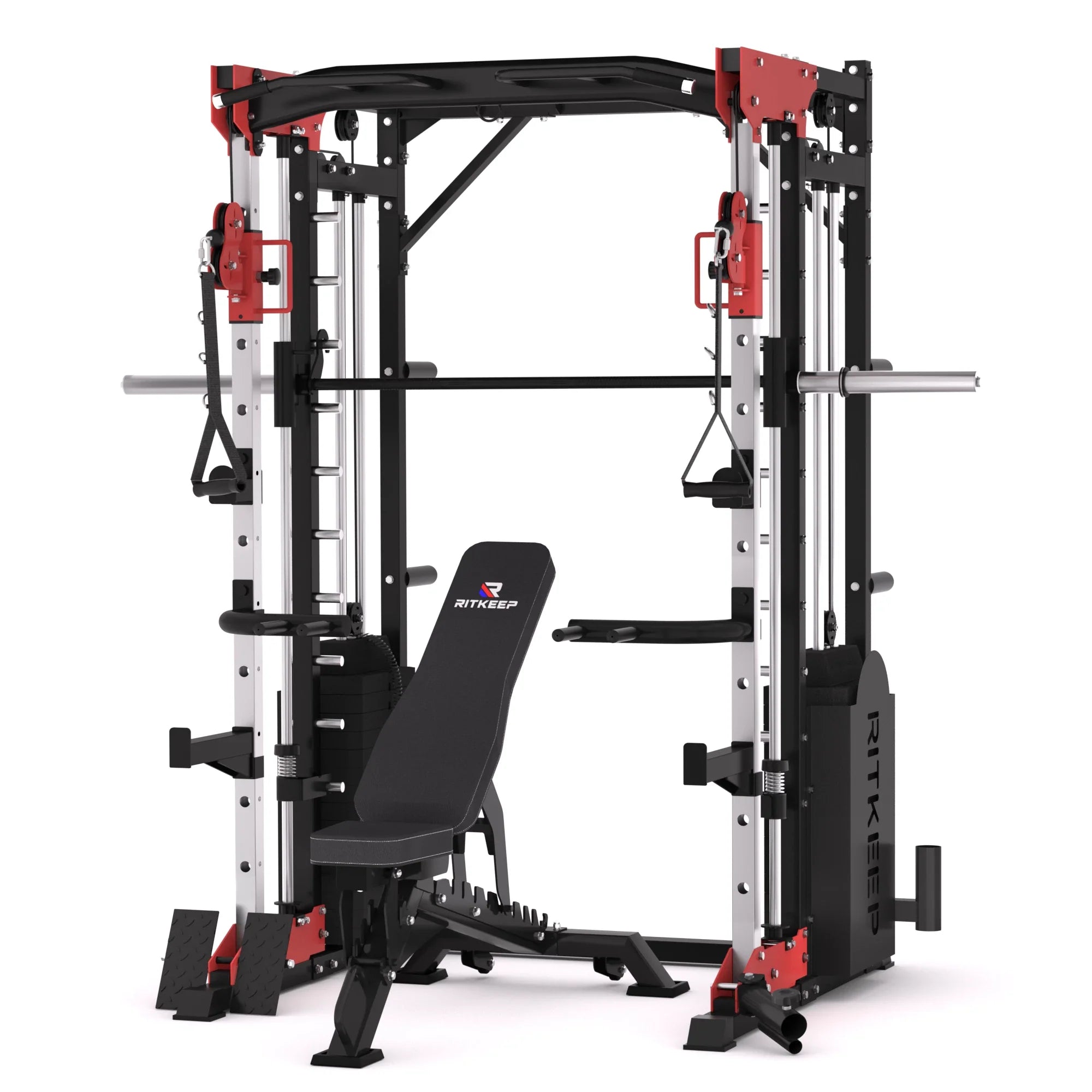 PMAX 5600 Home Gym Smith Machine with Integrated Weight System