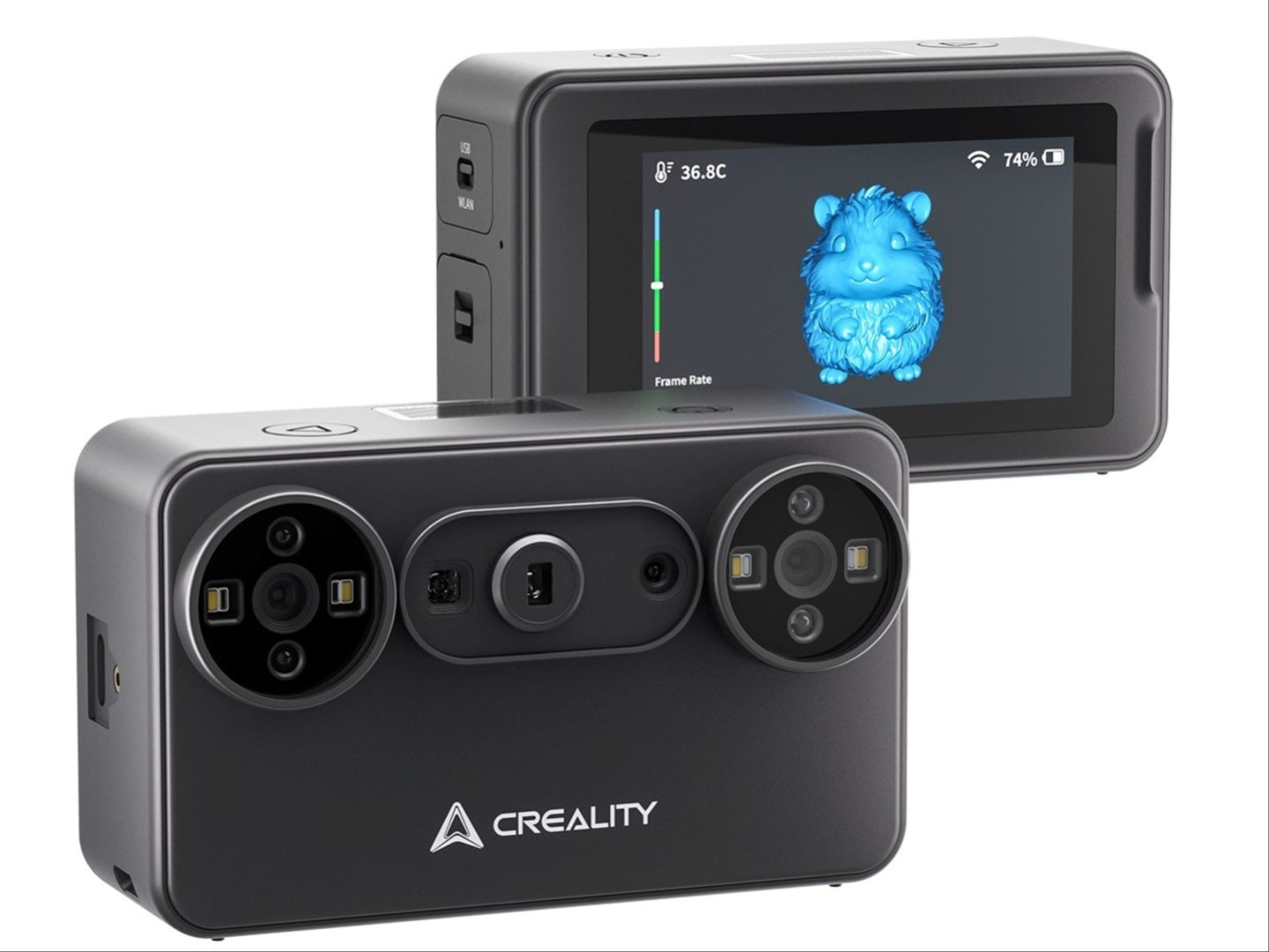 Creality Pika 3D Scanner front and back view