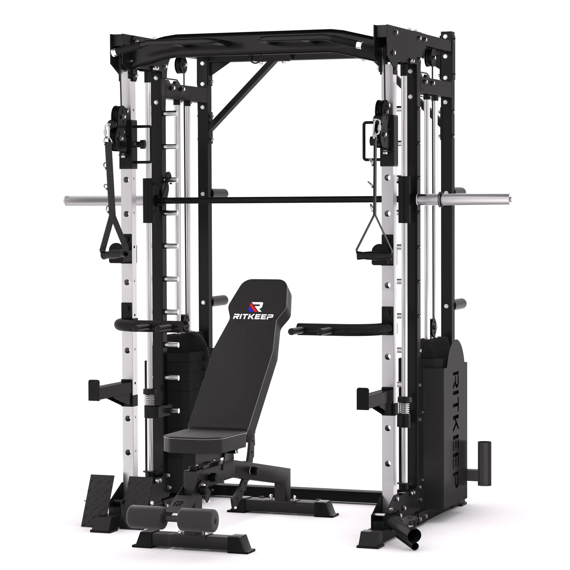 PMAX 5600 Home Gym Smith Machine with Integrated Weight System