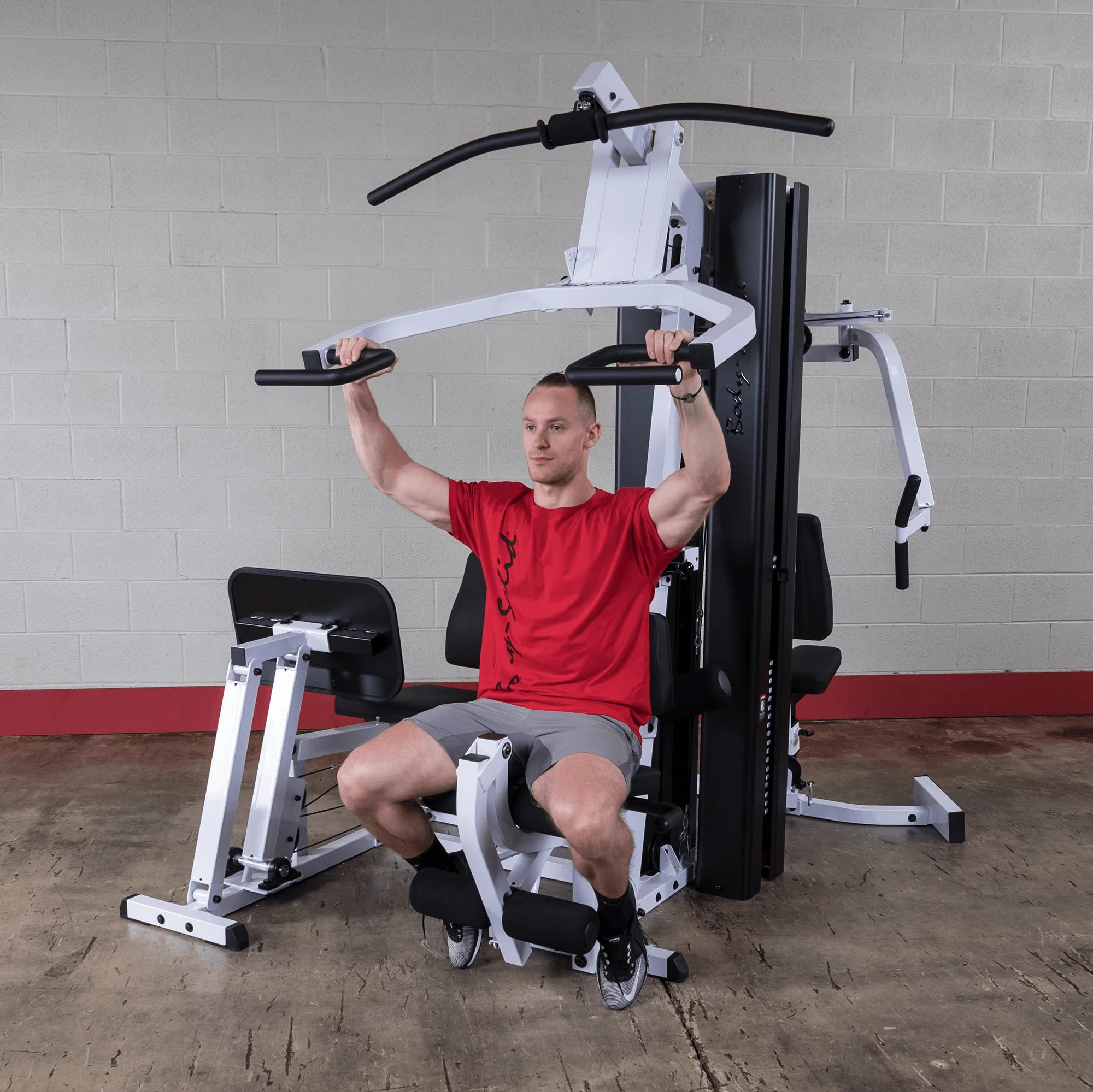 Body-Solid EXM3000LPS Multi-User Commercial Gym with Dual Weight Stacks and 3 Stations