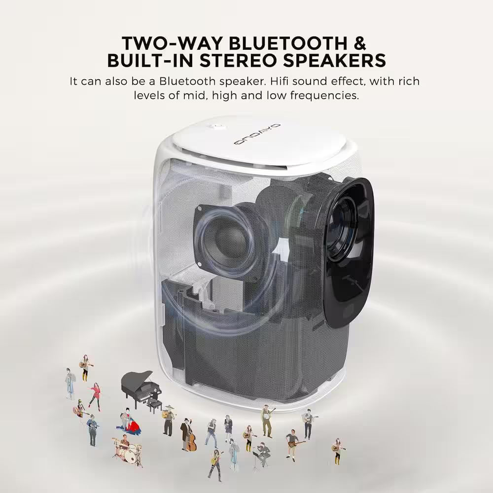 WiFi Bluetooth Mini Projector 9000 Lumens