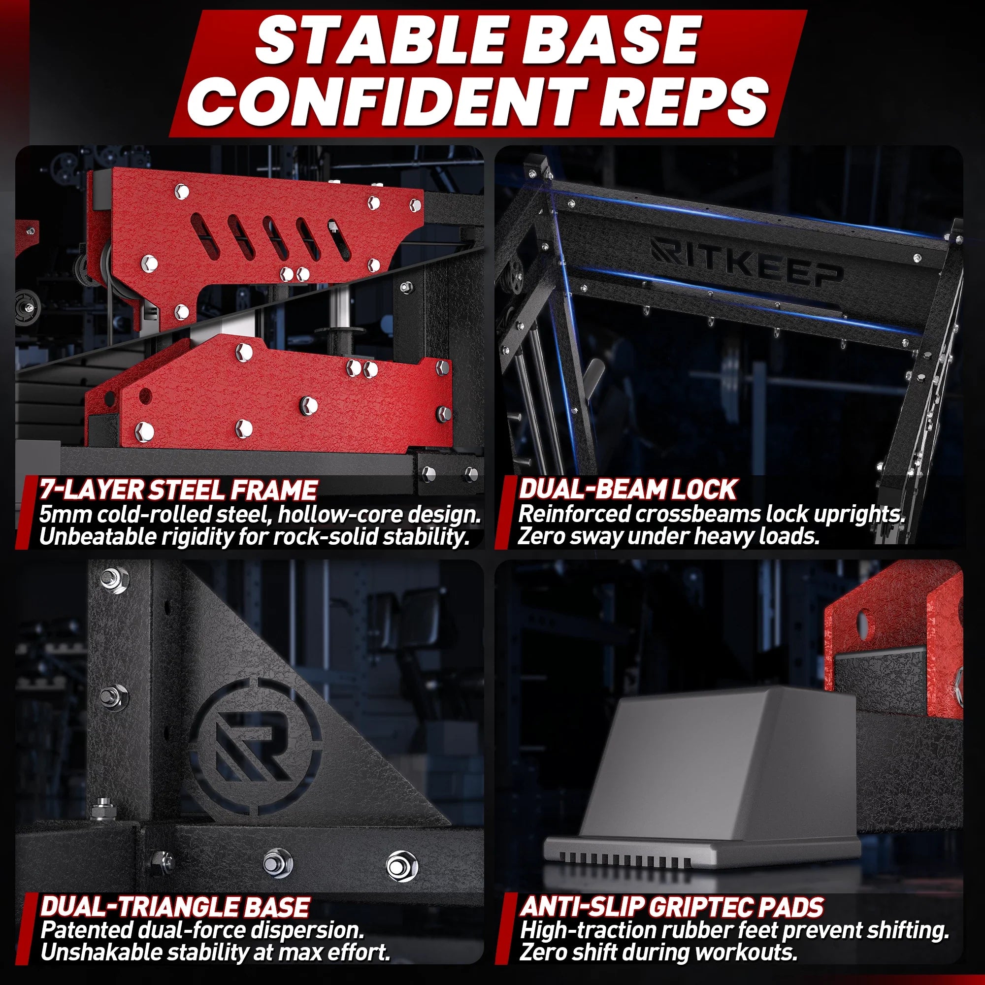 PMAX 5600 Home Gym Smith Machine with Integrated Weight System