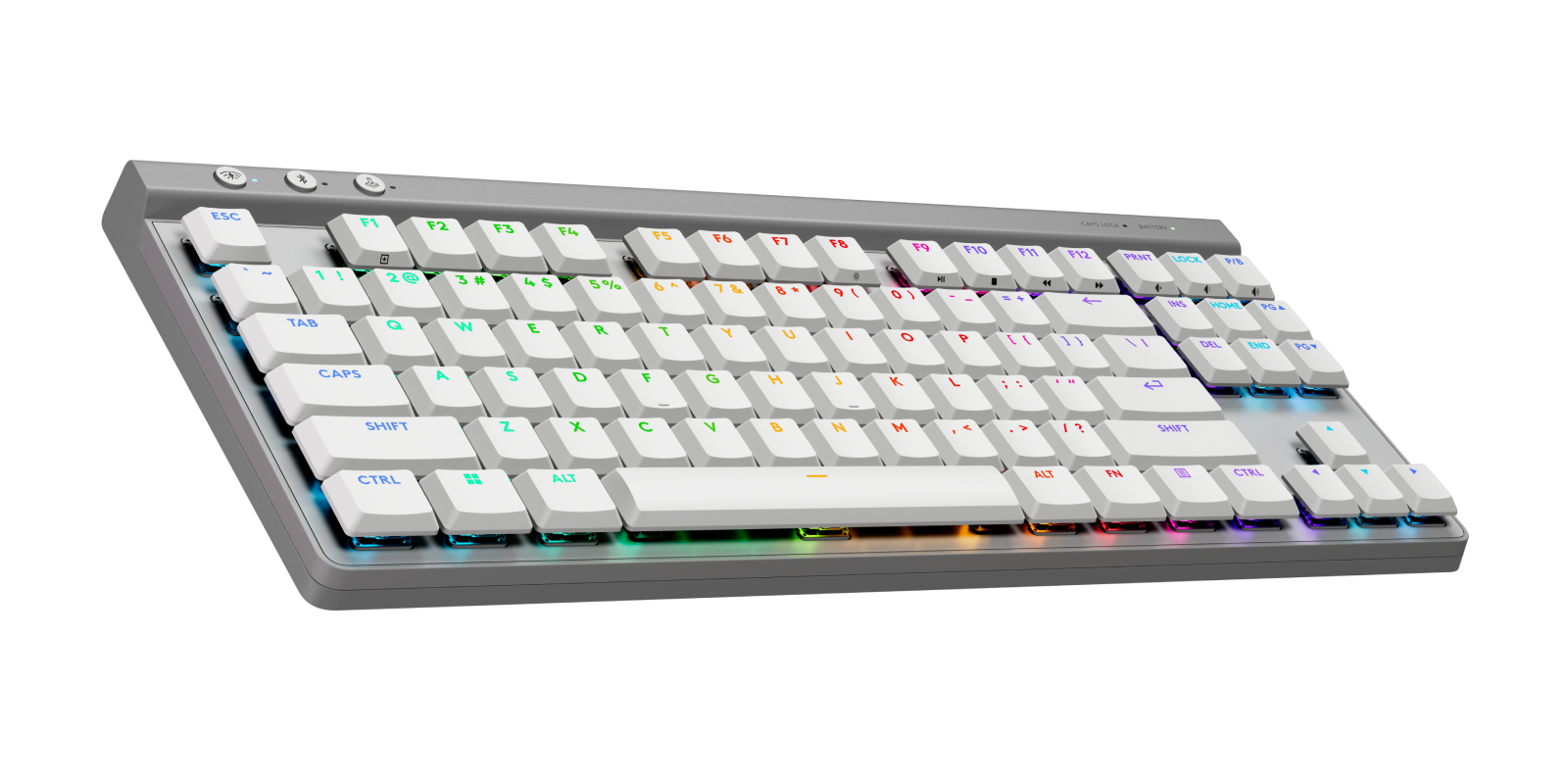 Logitech G515 LIGHTSPEED TKL Linear (White) - view 3