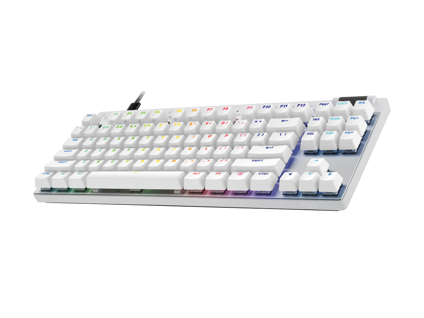 Logitech PRO X TKL RAPID - White - LINEAR - US - view 3