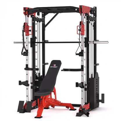 PMAX 5600 Home Gym Smith Machine with Integrated Weight System