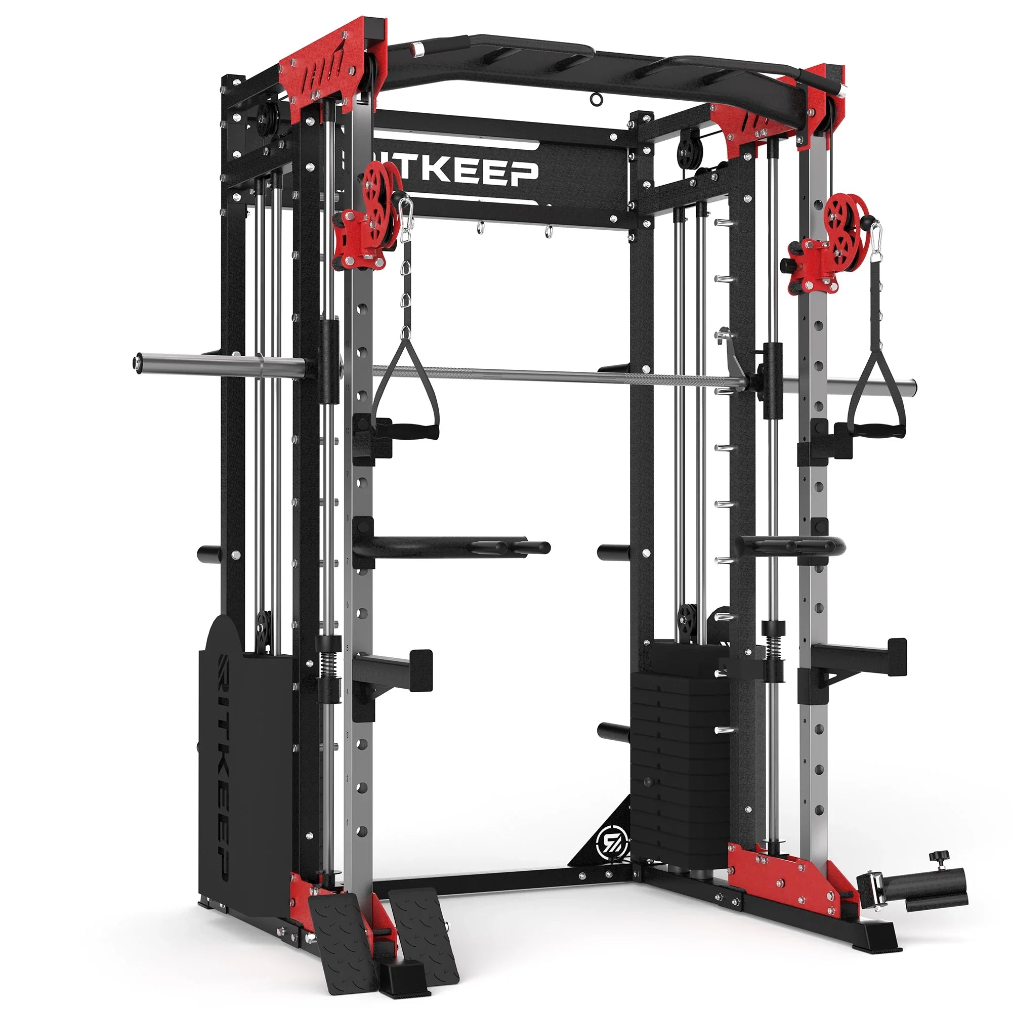 PMAX 5600 Home Gym Smith Machine with Integrated Weight System