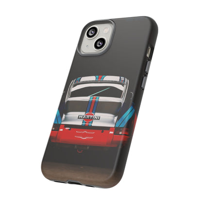 Classic Racecar Tough Phone Case — Retro Striped Vintage Sports Car Design