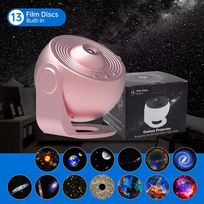 Galaxy Starry Sky Projector with 360° Rotation - Perfect Night Light for Kids, Valentine's Day, or Wedding Decor