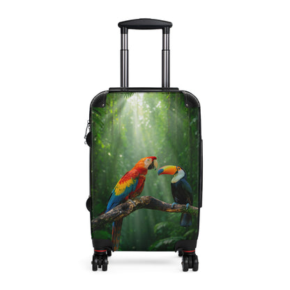 Copy of Copy of Vintage Postcard Travel Suitcase – World Landmarks Carry-On