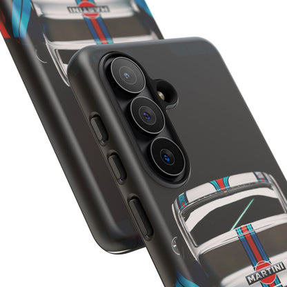 Classic Racecar Tough Phone Case — Retro Striped Vintage Sports Car Design